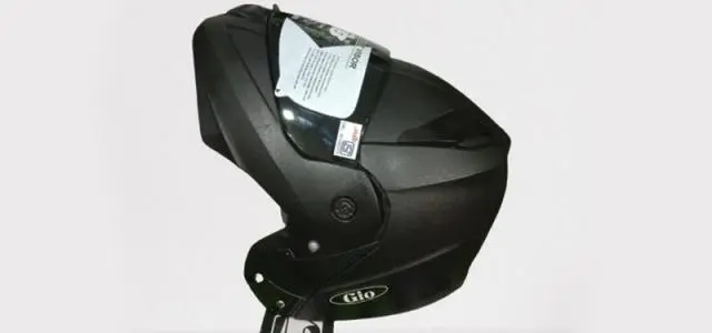 Black Flip Up Helmet