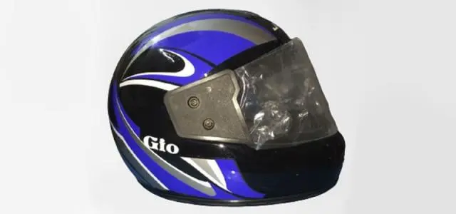 Black Gio Glossy Shining Helmet