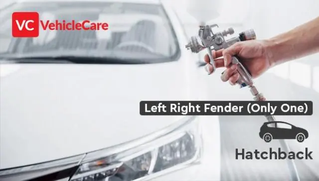 Denting & Painting - Left/Right Fender (Only One) for Hatchback Cars