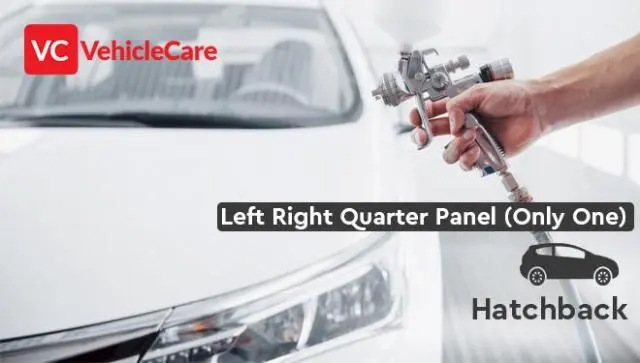 Denting & Painting - Left/Right Quarter Panel (Only One) For Hatchback Cars