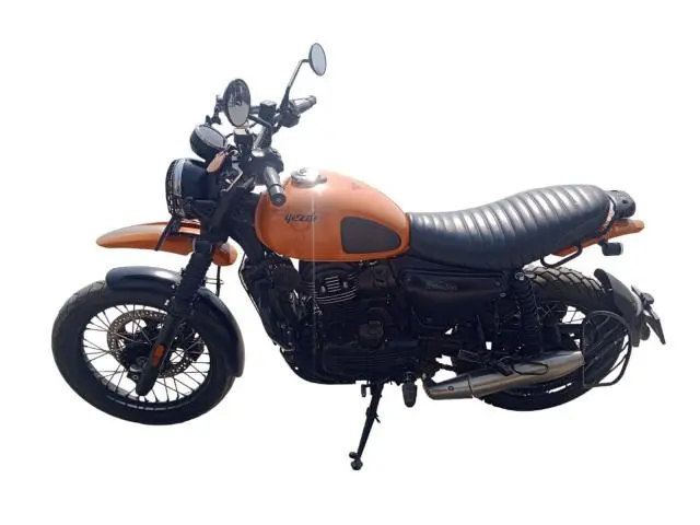 Yezdi Scrambler Fire Orange 2022 