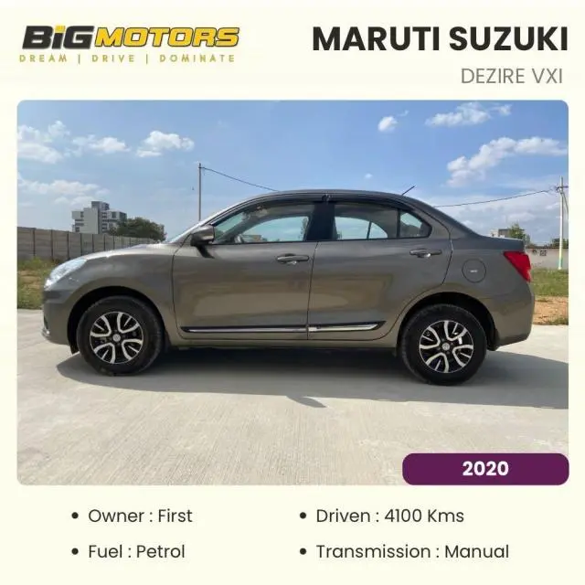 Maruti Suzuki Dzire VXi BS6 2020