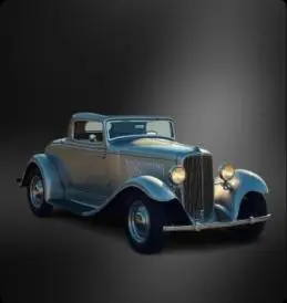 Ford A Model Tinted Silver 1930