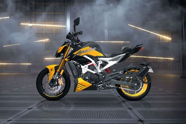 TVS Apache RTR 310 Fury Yellow Price in India | Droom