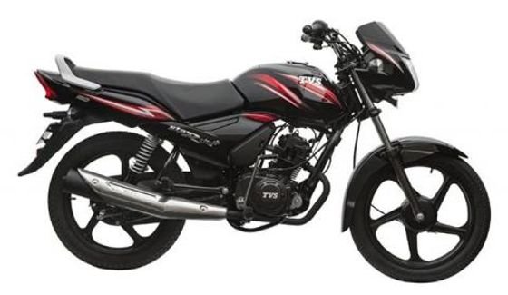 New TVS Star City Plus Mono Tone BS6 2021