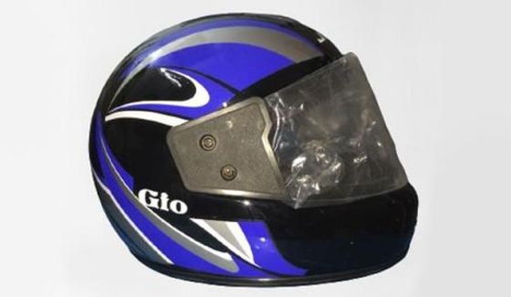 New Black Gio Glossy Shining Helmet